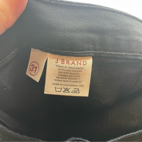 J Brand Dark shadow black Wash Flare Leg Jeans Size 31 - Picture 11 of 11